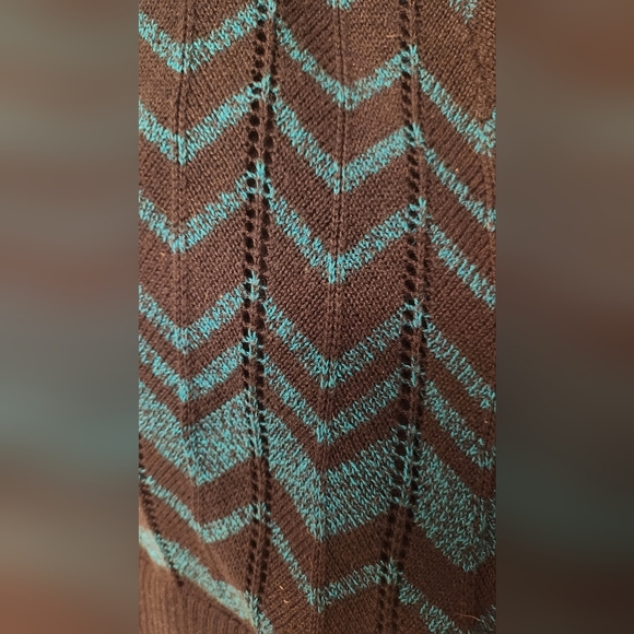 Missoni for Target Navy & Blue Zig Zag Chevron Long Cardigan Sweater - Picture 11 of 14